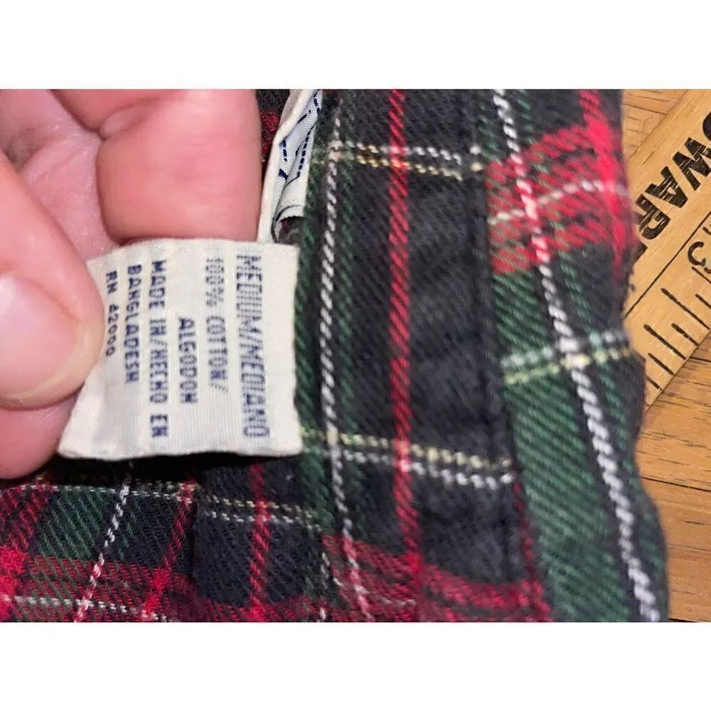 Basic Editions Long-Sleeve Flannel M - Picture 9 of 9